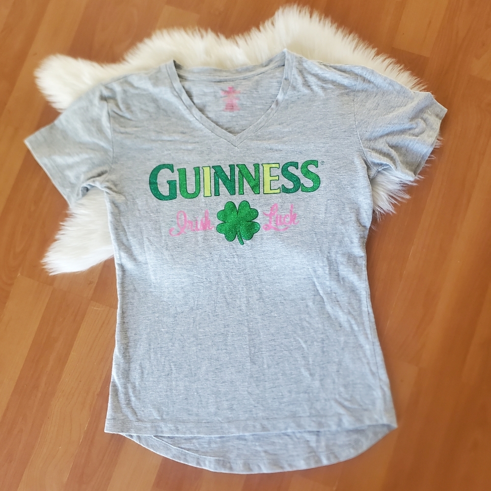Guinness Womens Irish ☘️ t Shirt Tee Medium